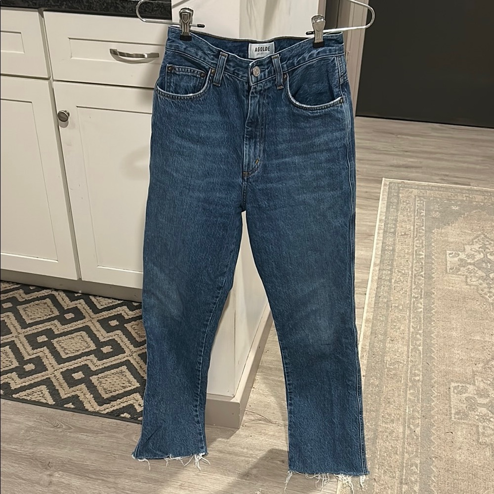 AGOLDE Women's Blue Jeans